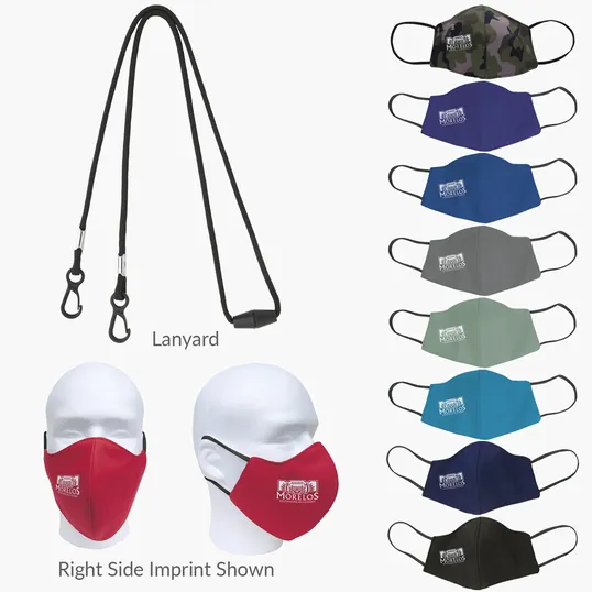 Good Value™ Comfy Face Mask & Lanyard Kit, 3-Ply Washable — view 28