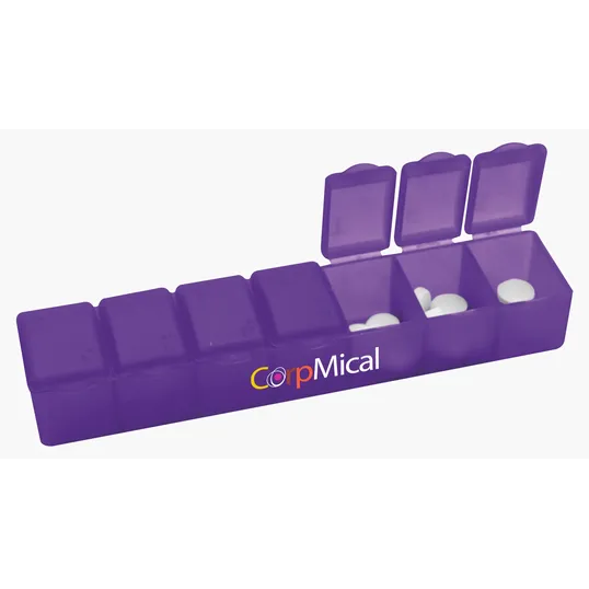 Garyline® 7-Day Pill Box with Snap-Lid Compartments — view 8