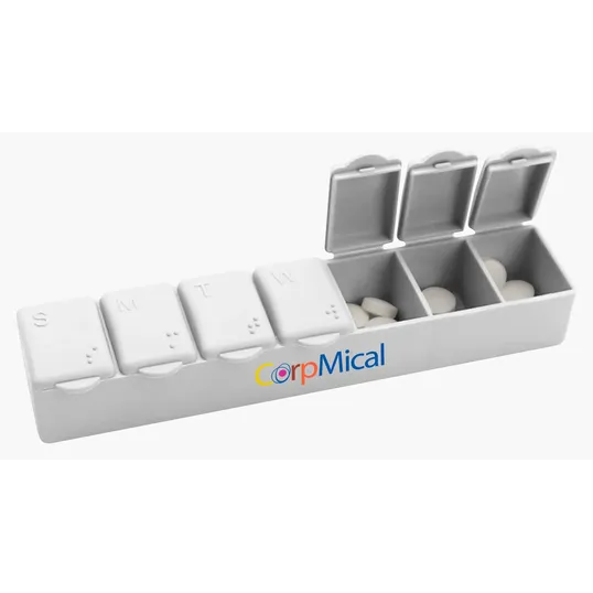 Garyline® 7-Day Pill Box with Snap-Lid Compartments — view 9