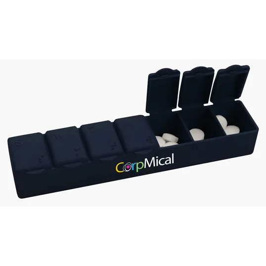 Garyline® 7-Day Pill Box with Snap-Lid Compartments — view 3