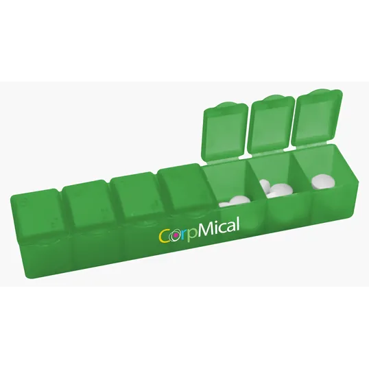 Garyline® 7-Day Pill Box with Snap-Lid Compartments — view 5