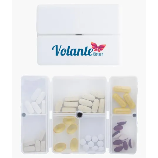 Good Value™ Magnetic Dual-Open Pill Box