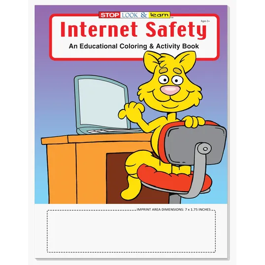 Internet Safety Coloring and Activity Book, 16 Pages — view 2