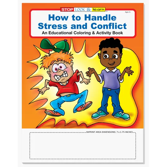 Good Value™ Coloring Book: How to Handle Stress and Conflict — view 2