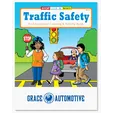Traffic Safety Coloring and Activity Book, 16 Pages