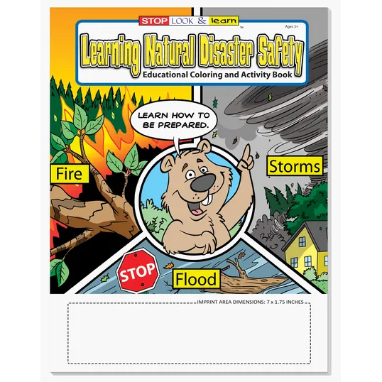 Good Value™ Coloring Book: Learning Natural Disaster Safety — view 2