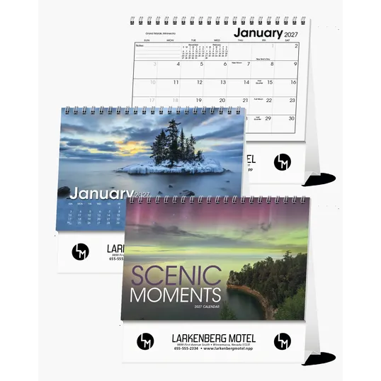 Triumph® Calendars Scenic Moments Large Desk Calendar