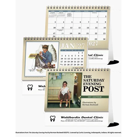 Triumph® Calendars The Saturday Evening Post Large Desk Calendar — view 2