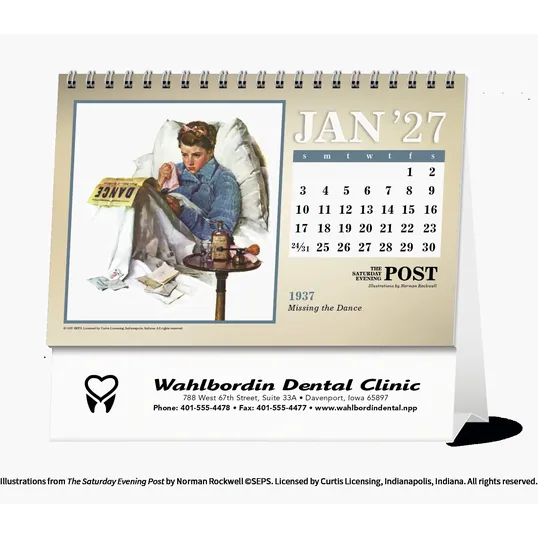 Triumph® Calendars The Saturday Evening Post Large Desk Calendar — view 5