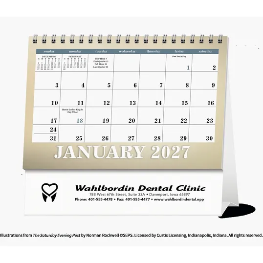 Triumph® Calendars The Saturday Evening Post Large Desk Calendar — view 3