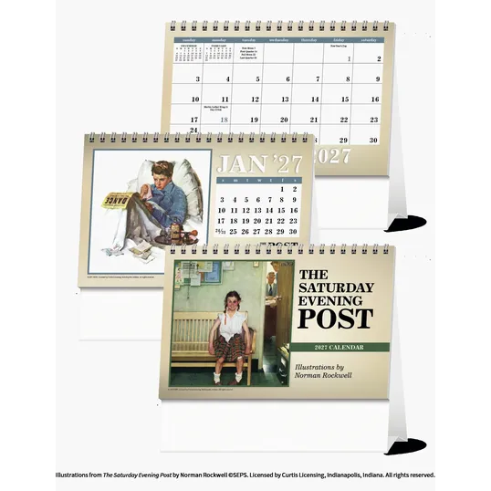 Triumph® Calendars The Saturday Evening Post Large Desk Calendar — view 7