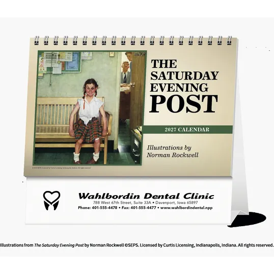 Triumph® Calendars The Saturday Evening Post Large Desk Calendar — view 4