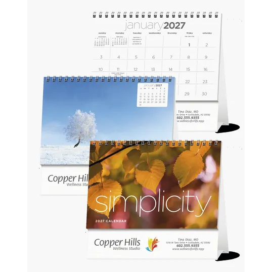 Triumph® Calendars Simplicity Large Desk Calendar