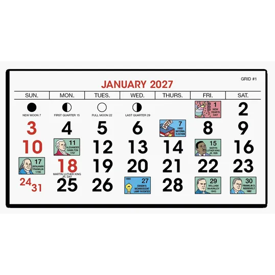 Triumph® Calendars Legacy Desk Calendar — view 2