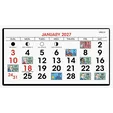 Triumph® Calendars Legacy Desk Calendar — view 2