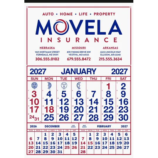 Skinner & Kennedy® Commercial 12-Sheet Calendar — view 7