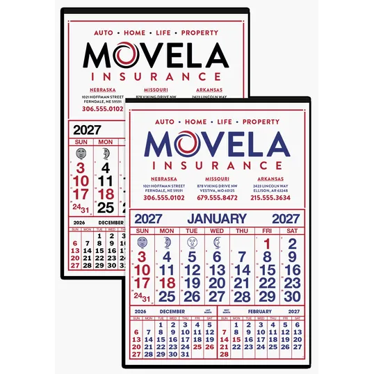 Skinner & Kennedy® Commercial 12-Sheet Calendar