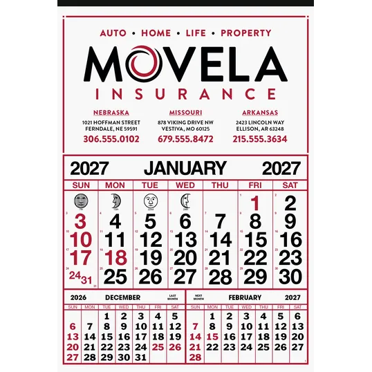 Skinner & Kennedy® Commercial 12-Sheet Calendar — view 6