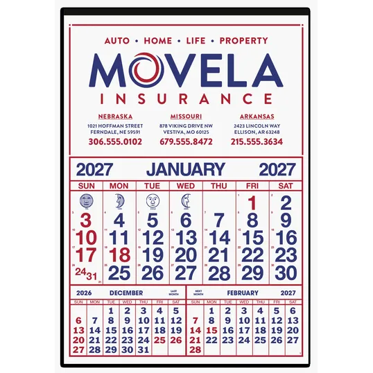 Skinner & Kennedy® Commercial 12-Sheet Calendar — view 3