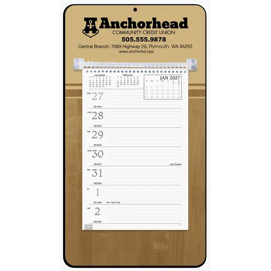 Triumph® Calendars Weekly Memo Calendar, 7 x 13 Inch Desk Calendar — view 3