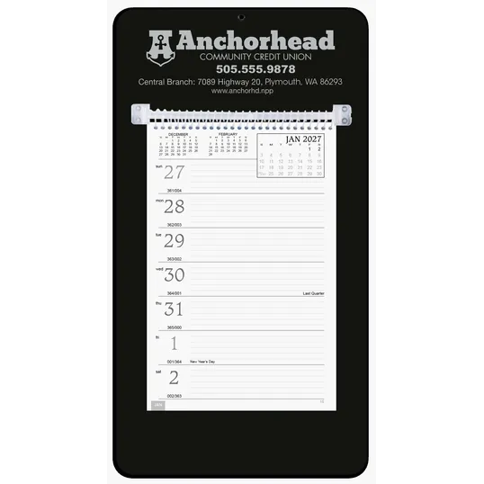 Triumph® Calendars Weekly Memo Calendar, 7 x 13 Inch Desk Calendar