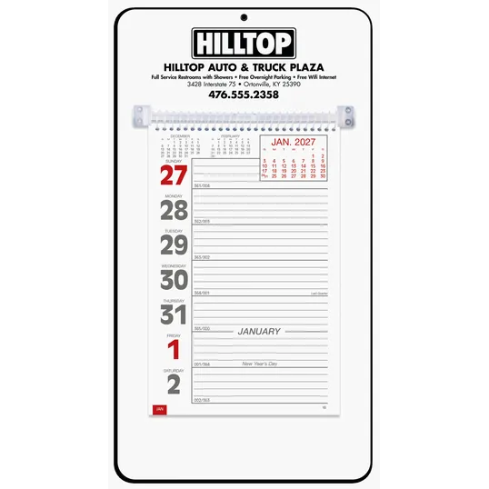 Triumph® Calendars Weekly Memo Calendar, 7 x 13 Inch — view 6