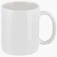 Classic Ironstone Mug, 11 oz. White Stoneware