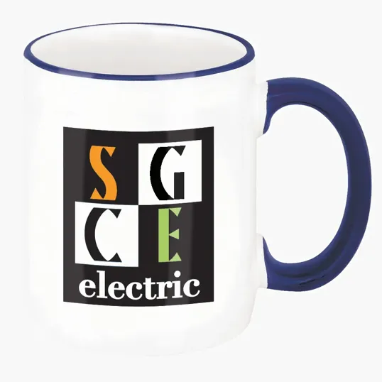 Good Value™ Two-Tone Stoneware Mug, 11 oz. — view 4
