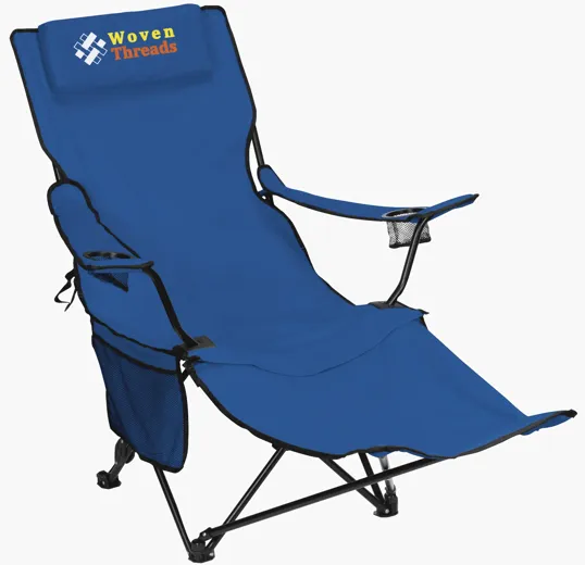 Adirondack Recliner Folding Chair with Removable Footrest — view 6