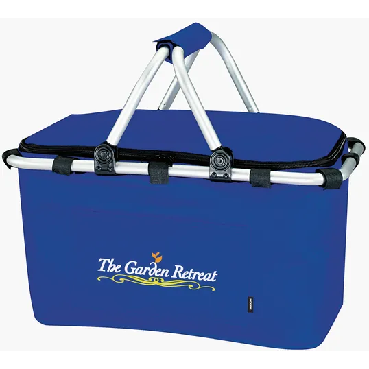 Koozie® Picnic Basket with Insulated PEVA-Lined Compartment — view 6