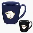 Large Color Bistro with Accent Mug, 20 oz. — view 5