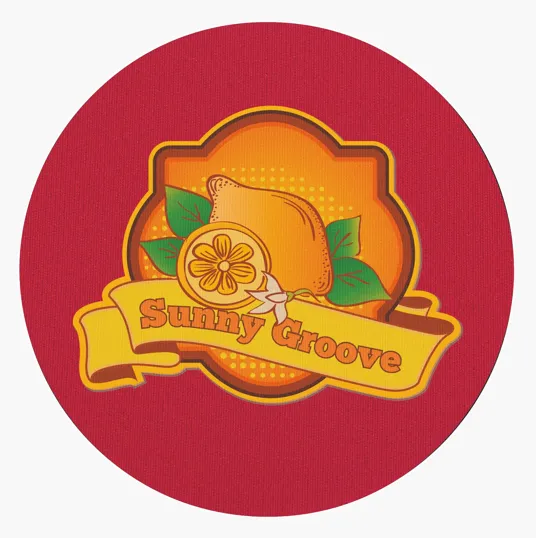 Koozie® Round Coaster, Polyester with Foam Backing — view 14