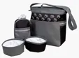 Pet Accessory Bag with Collapsible Bowls and Zip Treat Case — view 2