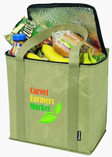 Koozie® Zippered Insulated Grocery Tote — view 11