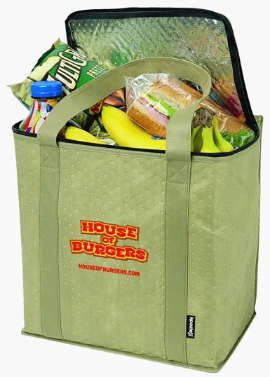 Koozie® Zippered Insulated Grocery Tote — view 12
