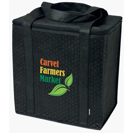 Koozie® Zippered Insulated Grocery Tote — view 10