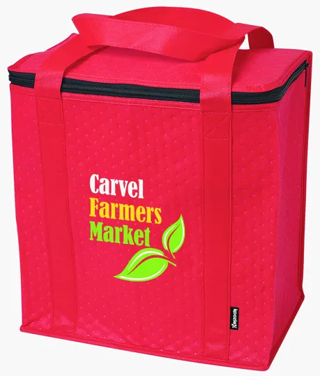 Koozie® Zippered Insulated Grocery Tote — view 6
