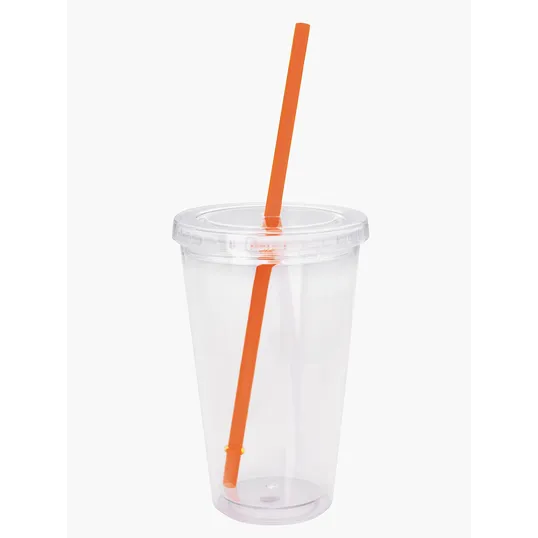 Good Value™ Clear Tumbler with Colored Lid, 18 oz. — view 4