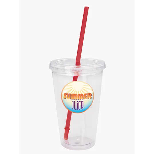 Good Value™ Clear Tumbler with Colored Lid, 18 oz. — view 21