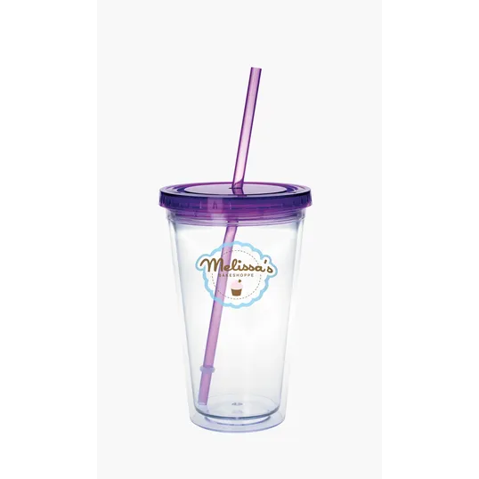 Good Value™ Clear Tumbler with Colored Lid, 18 oz. — view 28