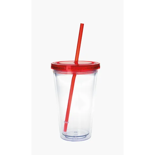 Good Value™ Clear Tumbler with Colored Lid, 18 oz. — view 10