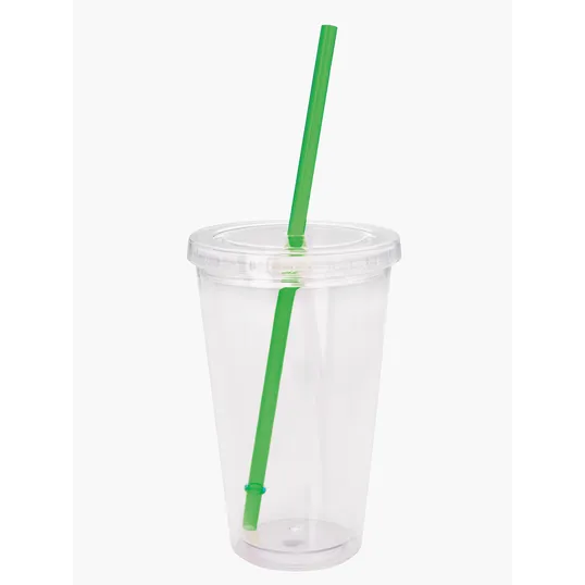 Good Value™ Clear Tumbler with Colored Lid, 18 oz. — view 3
