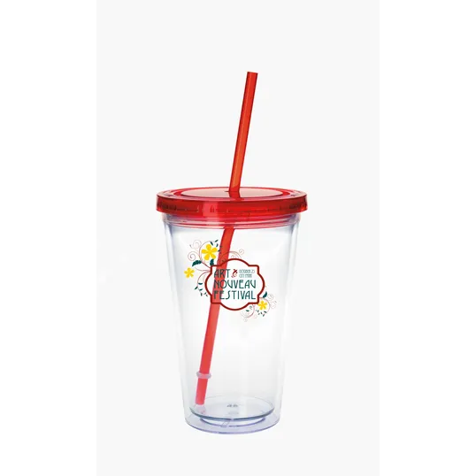 Good Value™ Clear Tumbler with Colored Lid, 18 oz. — view 32