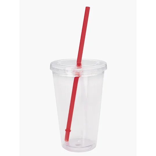 Good Value™ Clear Tumbler with Colored Lid, 18 oz. — view 6