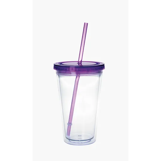 Good Value™ Clear Tumbler with Colored Lid, 18 oz. — view 9