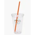 Good Value™ Clear Tumbler with Colored Lid, 18 oz. — view 18