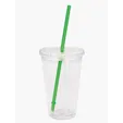 Good Value™ Clear Tumbler with Colored Lid, 18 oz. — view 3