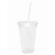 Good Value™ Clear Tumbler with Colored Lid, 18 oz. — view 14