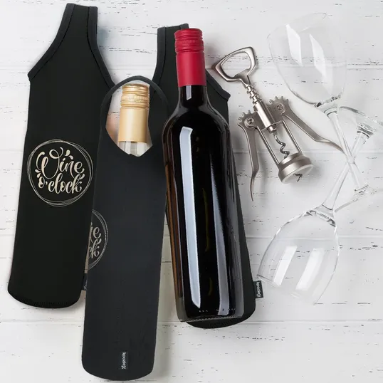 Koozie® Neoprene Wine Bottle Cooler — view 8