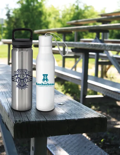Vacuum Insulated Bottle with Carry Loop, 18 oz. — view 3